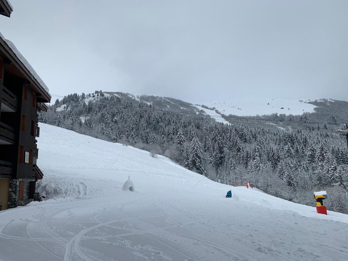 Valmorel Studio Skis Aux Pieds Exteriér fotografie
